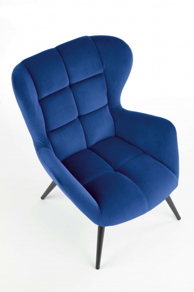 Design Plus Studio Kuchni & Salon Meblowy | TYRION fotel wypoczynkowy granatowy | 2010001189763