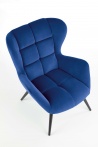 Design Plus Studio Kuchni & Salon Meblowy | TYRION fotel wypoczynkowy granatowy | 2010001189763