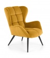 Design Plus Studio Kuchni & Salon Meblowy | TYRION fotel wypoczynkowy musztardowy | 2010001189770