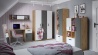 Design Plus Studio Kuchni & Salon Meblowy | FINI 02 korpus dąb artisan/front biały/wstawka antracyt - szafa | 