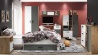 Design Plus Studio Kuchni & Salon Meblowy | FINI 02 korpus dąb artisan/front biały/wstawka antracyt - szafa | 
