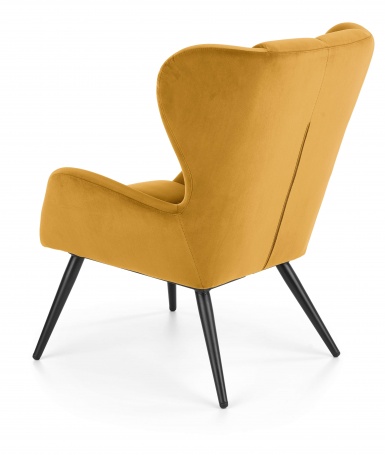 Design Plus Studio Kuchni & Salon Meblowy | TYRION fotel wypoczynkowy musztardowy | 2010001189770