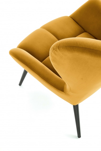 Design Plus Studio Kuchni & Salon Meblowy | TYRION fotel wypoczynkowy musztardowy | 2010001189770