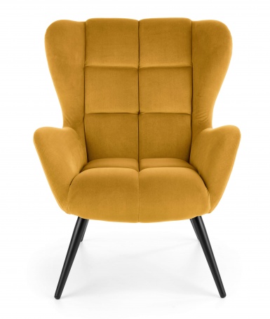 Design Plus Studio Kuchni & Salon Meblowy | TYRION fotel wypoczynkowy musztardowy | 2010001189770