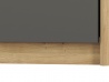 Design Plus Studio Kuchni & Salon Meblowy | FINI 13 korpus dąb artisan/front biały/wstawka antracyt - szafa narożna | 