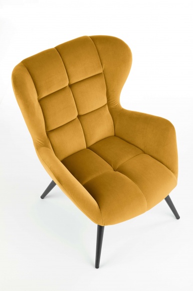 Design Plus Studio Kuchni & Salon Meblowy | TYRION fotel wypoczynkowy musztardowy | 2010001189770