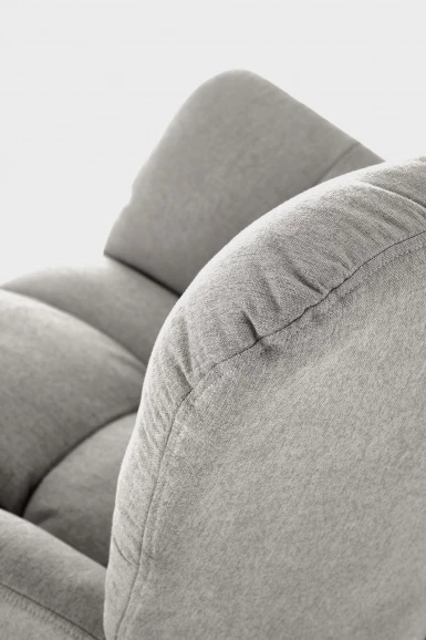 Design Plus Studio Kuchni & Salon Meblowy | VASCO fotel bujany popielaty | 2010001200161