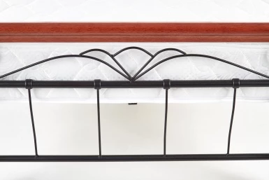 Design Plus Studio Kuchni & Salon Meblowy | VERONICA łóżko 90 cm czereśnia ant./czarny (4p1szt.) | 2010001133643