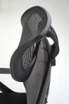 Design Plus Studio Kuchni & Salon Meblowy | VESUVIO fotel gabinetowy czarny | 2010001204527