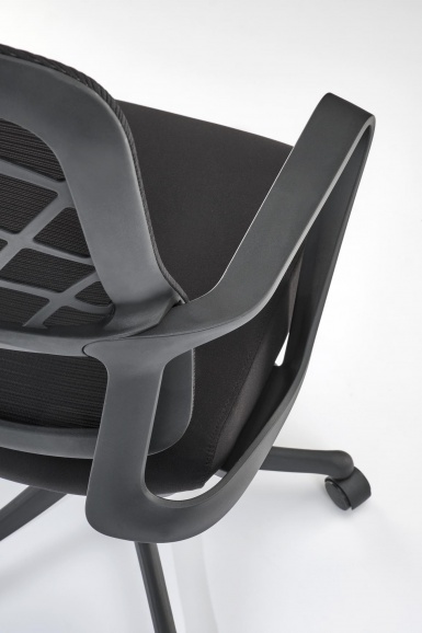 Design Plus Studio Kuchni & Salon Meblowy | VESUVIO fotel gabinetowy czarny | 2010001204527