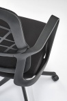 Design Plus Studio Kuchni & Salon Meblowy | VESUVIO fotel gabinetowy czarny | 2010001204527