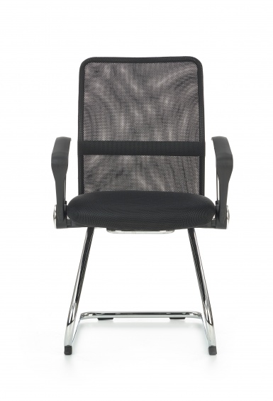 Design Plus Studio Kuchni & Salon Meblowy | VIRE SKID fotel pracowniczy czarny | 2010000177631