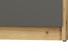 Design Plus Studio Kuchni & Salon Meblowy | FINI 06 korpus dąb artisan/front biały/wstawka antracyt - komoda | 