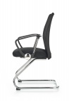 Design Plus Studio Kuchni & Salon Meblowy | VIRE SKID fotel pracowniczy czarny | 2010000177631