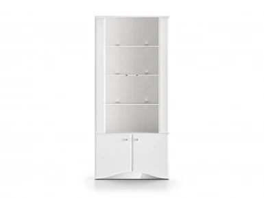 Design Plus Studio Kuchni & Salon Meblowy | GLAMOUR 01 biały alpejski - witryna | 