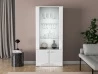 Design Plus Studio Kuchni & Salon Meblowy | GLAMOUR 01 biały alpejski - witryna | 