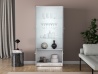 Design Plus Studio Kuchni & Salon Meblowy | GLAMOUR 01 biały alpejski - witryna | 