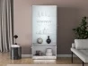 Design Plus Studio Kuchni & Salon Meblowy | GLAMOUR 01 biały alpejski - witryna | 