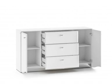 Design Plus Studio Kuchni & Salon Meblowy | GLAMOUR 02 biały alpejski - komoda | 