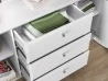 Design Plus Studio Kuchni & Salon Meblowy | GLAMOUR 02 biały alpejski - komoda | 