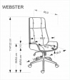 Design Plus Studio Kuchni & Salon Meblowy | WEBSTER fotel gabinetowy orzechowy/beżowy | 5905248135468
