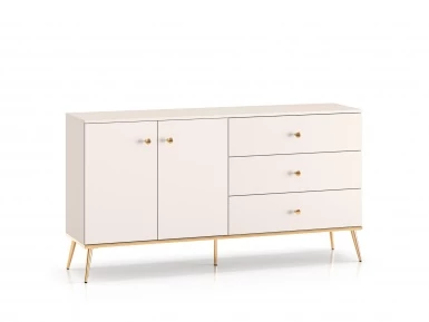 Design Plus Studio Kuchni & Salon Meblowy | Selgin 03 cashmere - komoda 2D3S | 