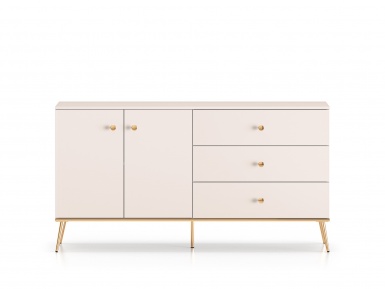 Design Plus Studio Kuchni & Salon Meblowy | Selgin 03 cashmere - komoda 2D3S | 