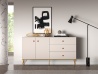 Design Plus Studio Kuchni & Salon Meblowy | Selgin 03 cashmere - komoda 2D3S | 