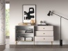Design Plus Studio Kuchni & Salon Meblowy | Selgin 03 cashmere - komoda 2D3S | 