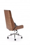 Design Plus Studio Kuchni & Salon Meblowy | WEBSTER fotel gabinetowy orzechowy/czarny | 5905248135451