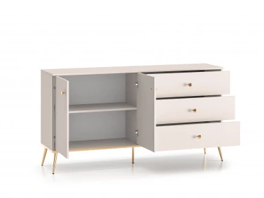 Design Plus Studio Kuchni & Salon Meblowy | Selgin 03 cashmere - komoda 2D3S | 