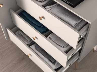 Design Plus Studio Kuchni & Salon Meblowy | Selgin 03 cashmere - komoda 2D3S | 