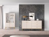 Design Plus Studio Kuchni & Salon Meblowy | Selgin 03 cashmere - komoda 2D3S | 