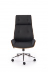 Design Plus Studio Kuchni & Salon Meblowy | WEBSTER fotel gabinetowy orzechowy/czarny | 5905248135451
