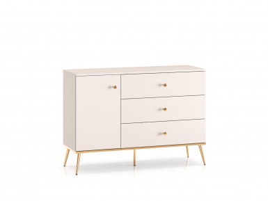 Design Plus Studio Kuchni & Salon Meblowy | Selgin 04 cashmere - komoda 1D3S | 