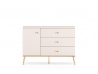 Design Plus Studio Kuchni & Salon Meblowy | Selgin 04 cashmere - komoda 1D3S | 