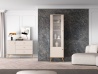 Design Plus Studio Kuchni & Salon Meblowy | Selgin 01 cashmere - witryna 2D | 