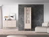 Design Plus Studio Kuchni & Salon Meblowy | Selgin 01 cashmere - witryna 2D | 