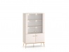 Design Plus Studio Kuchni & Salon Meblowy | Selgin 02 cashmere - witryna 4D | 