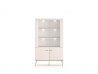 Design Plus Studio Kuchni & Salon Meblowy | Selgin 02 cashmere - witryna 4D | 