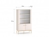 Design Plus Studio Kuchni & Salon Meblowy | Selgin 02 cashmere - witryna 4D | 