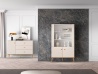 Design Plus Studio Kuchni & Salon Meblowy | Selgin 02 cashmere - witryna 4D | 