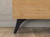 Design Plus Studio Kuchni & Salon Meblowy | Toscania 01 Dąb Baltic Dune/Jesion Prestige Czarny - Szafa 4D | 