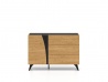 Design Plus Studio Kuchni & Salon Meblowy | Toscania 05 Dąb Baltic Dune/Jesion Prestige Czarny - Komoda 1D 3S | 