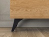 Design Plus Studio Kuchni & Salon Meblowy | Toscania 05 Dąb Baltic Dune/Jesion Prestige Czarny - Komoda 1D 3S | 