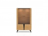 Design Plus Studio Kuchni & Salon Meblowy | Toscania 03 Dąb Baltic Dune/Jesion Prestige Czarny - witryna 2W2D | 