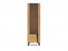 Design Plus Studio Kuchni & Salon Meblowy | Toscania 02 lewa Dąb Baltic Dune/Jesion Prestige Czarny - witryna 1W1D | 