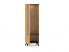 Design Plus Studio Kuchni & Salon Meblowy | Toscania 02 lewa Dąb Baltic Dune/Jesion Prestige Czarny - witryna 1W1D | 