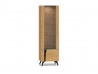 Design Plus Studio Kuchni & Salon Meblowy | Toscania 02 prawa Dąb Baltic Dune/Jesion Prestige Czarny - witryna 1W1D | 