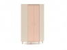 Design Plus Studio Kuchni & Salon Meblowy | Mevel 01 Piasek pustyni/Millennial pink - szafa narożna 2D | 